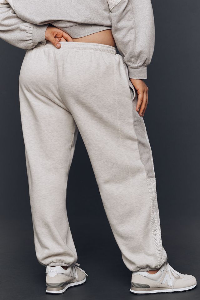 Daily Practice Lace-Inset Jogger Sweatpants #7