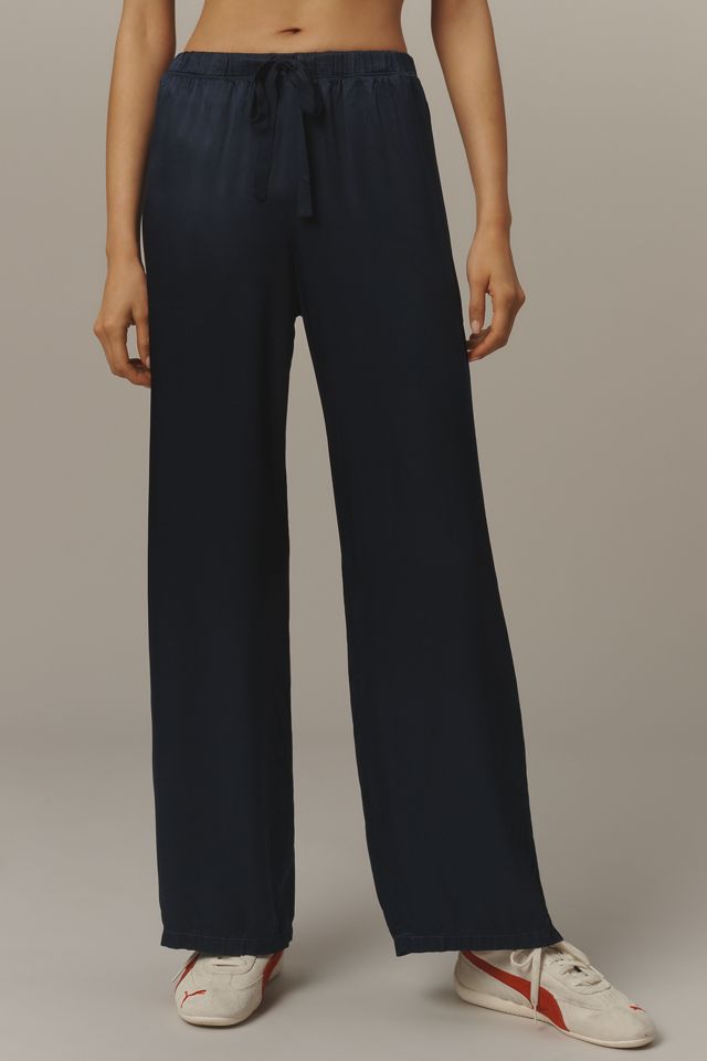 Michael Stars Jacqueline Satin Wide-Leg Pants #1