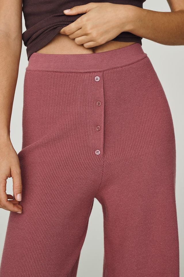 Daily Practice Knit Wide-Leg Trousers #2