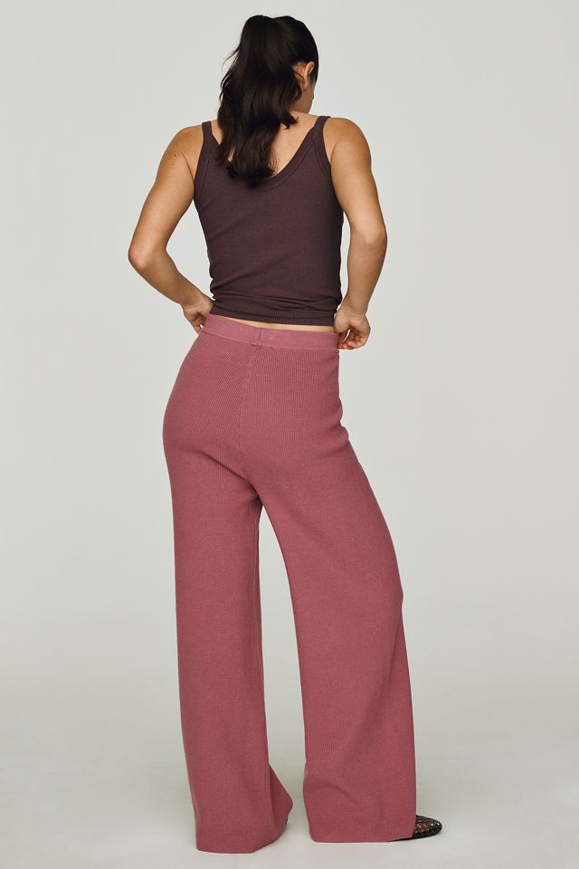 Daily Practice Knit Wide-Leg Trousers #3