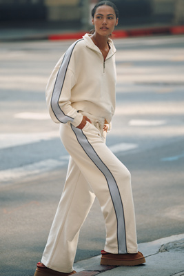 P.e Nation Align Track Pants In Neutral