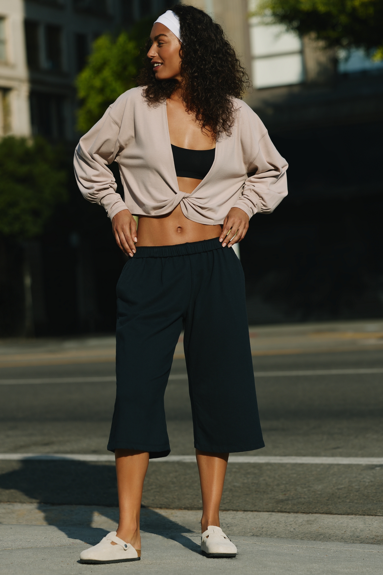 Daily Practice 100% Cotton Knit Long Shorts