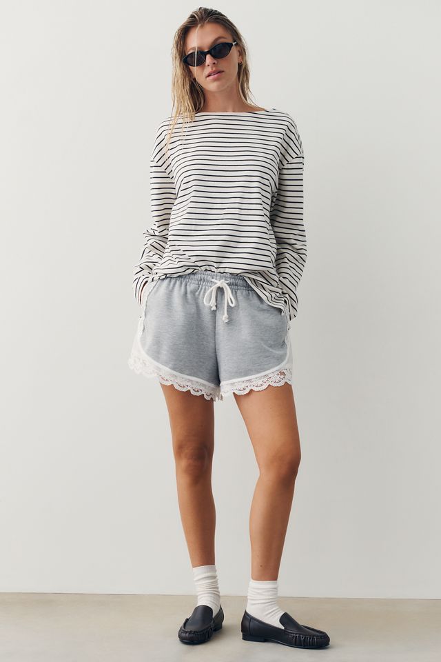 Daily Practice Lace Terry Track Shorts #2