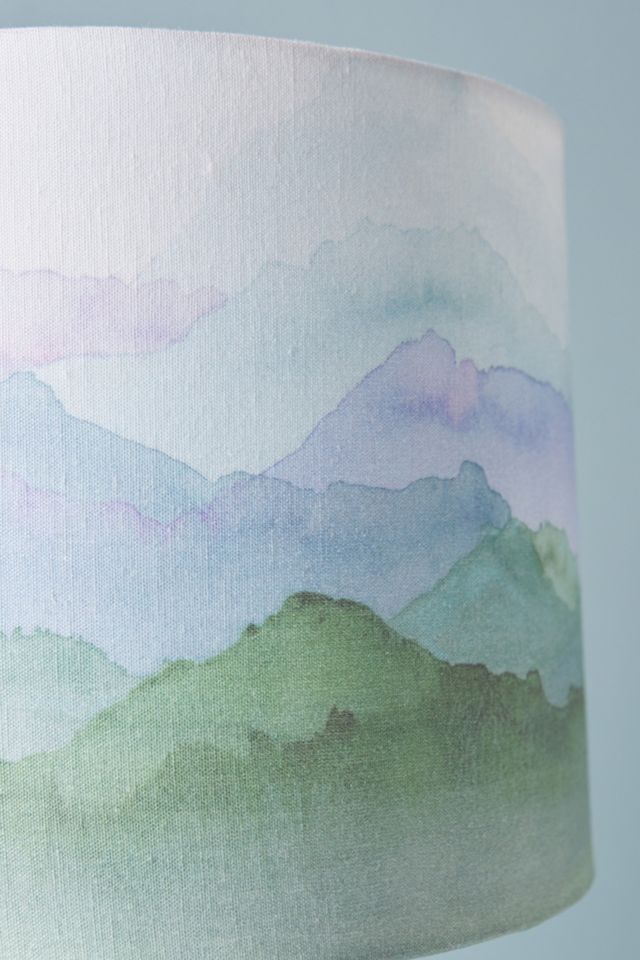 Painted Range Lamp Shade #2
