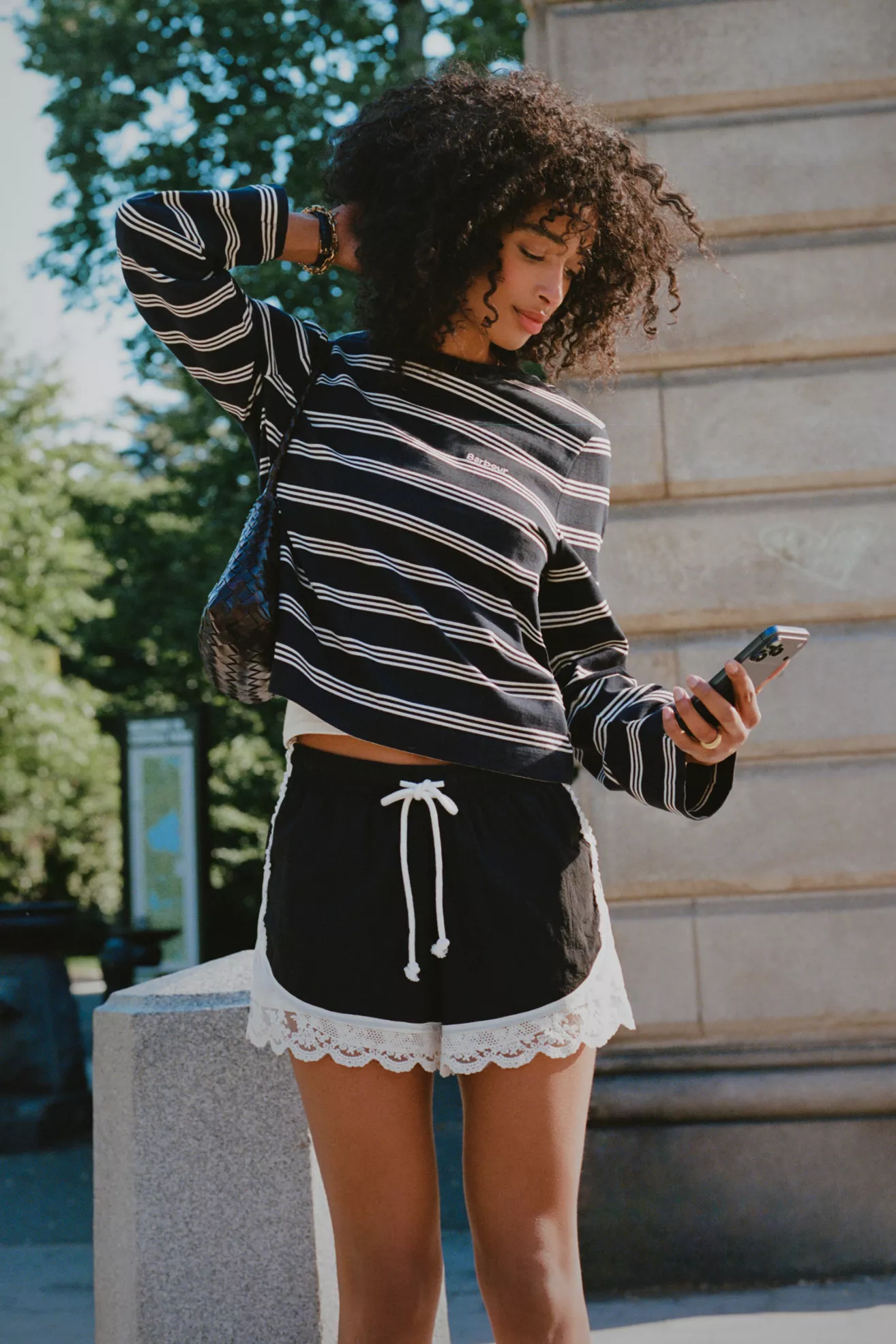 Daily Practice Take-Two Lace Track Shorts