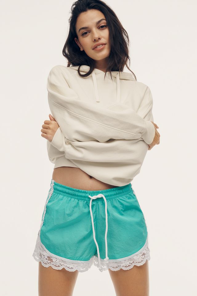 Daily Practice Take-Two Lace Shorts | Anthropologie