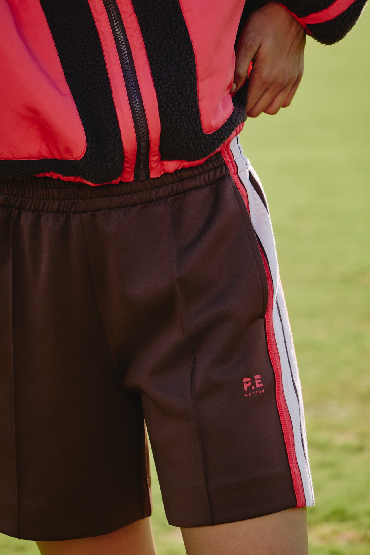 PE Nation Man Down Track Shorts