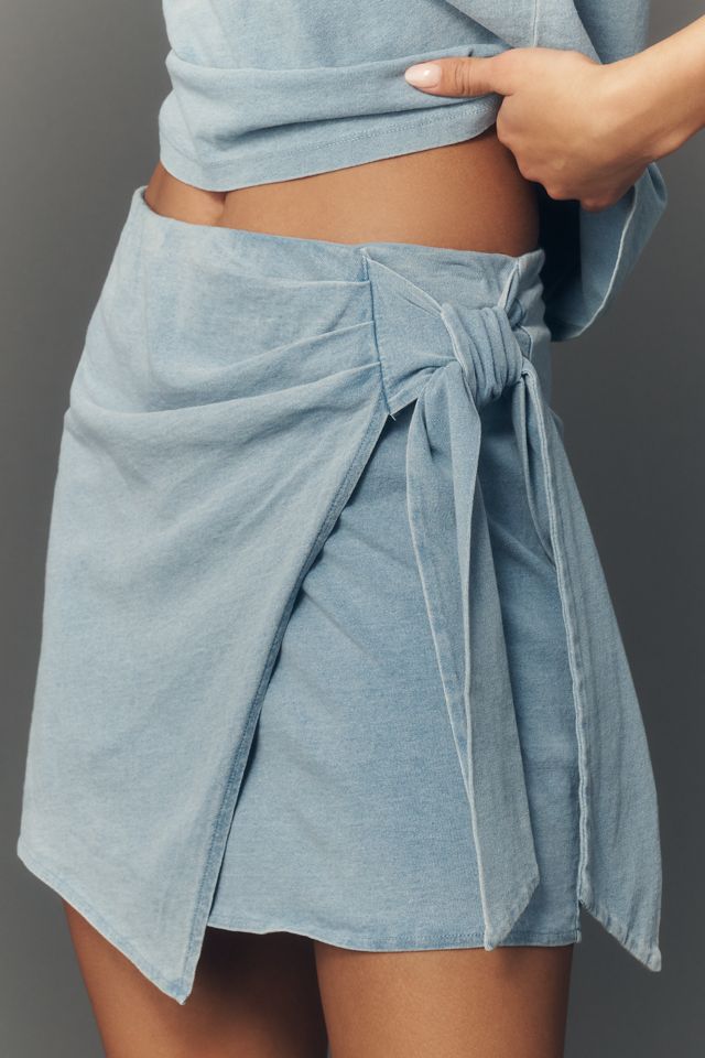Z Supply Sora Cotton Jersey Mini Skirt | Anthropologie