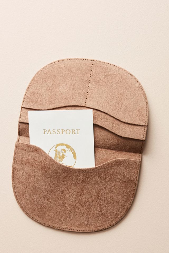 Leather-Bound Passport Holder #1