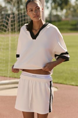 Daily Practice Drawstring Mini Skirt in Willow 