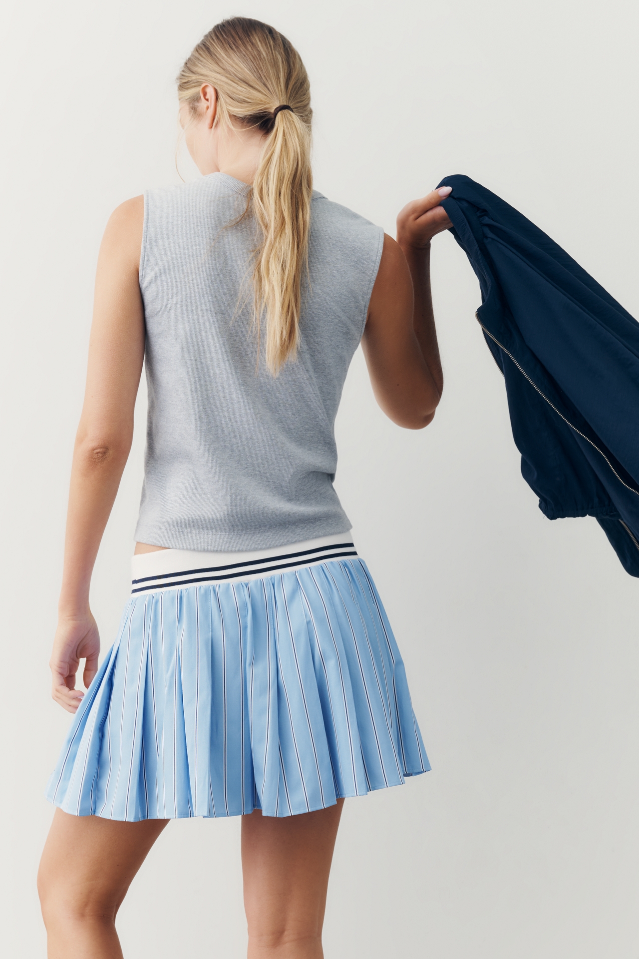 Daily Practice Poplin Mini Skirt