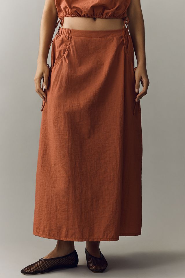 Daily Practice Nylon Midi Skirt #1