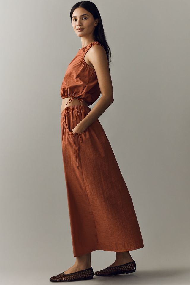 Daily Practice Nylon Midi Skirt #2