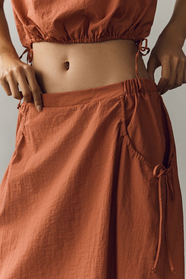 Daily Practice Nylon Midi Skirt #4