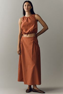 Daily Practice Nylon Midi Skirt