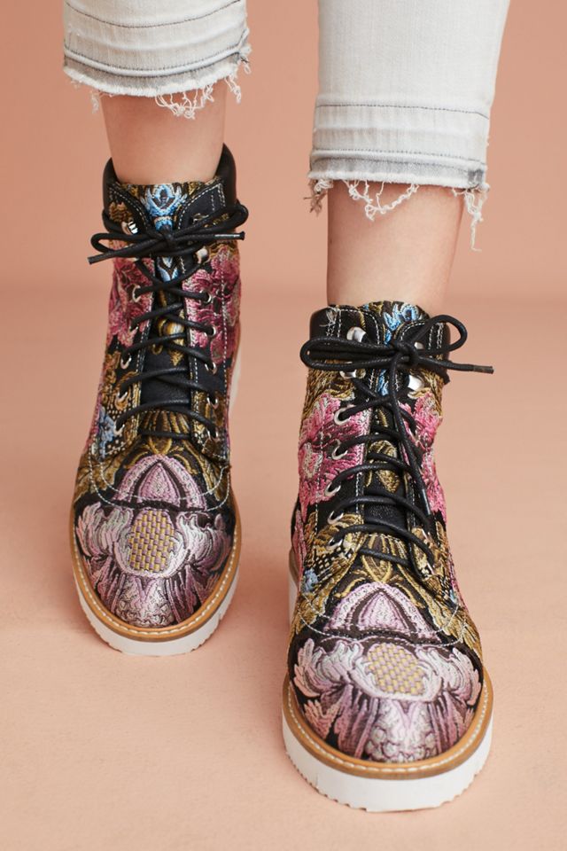 Shelly's London Erin Brocade Boots #1