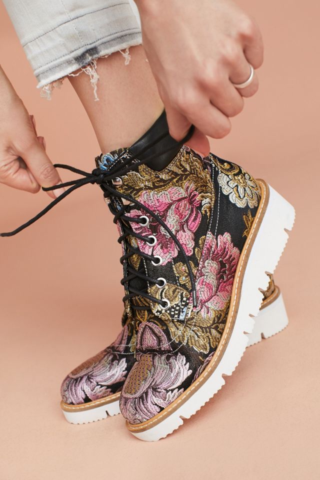 Shelly's London Erin Brocade Boots #3