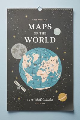 Maps Of The World 2018 Calendar