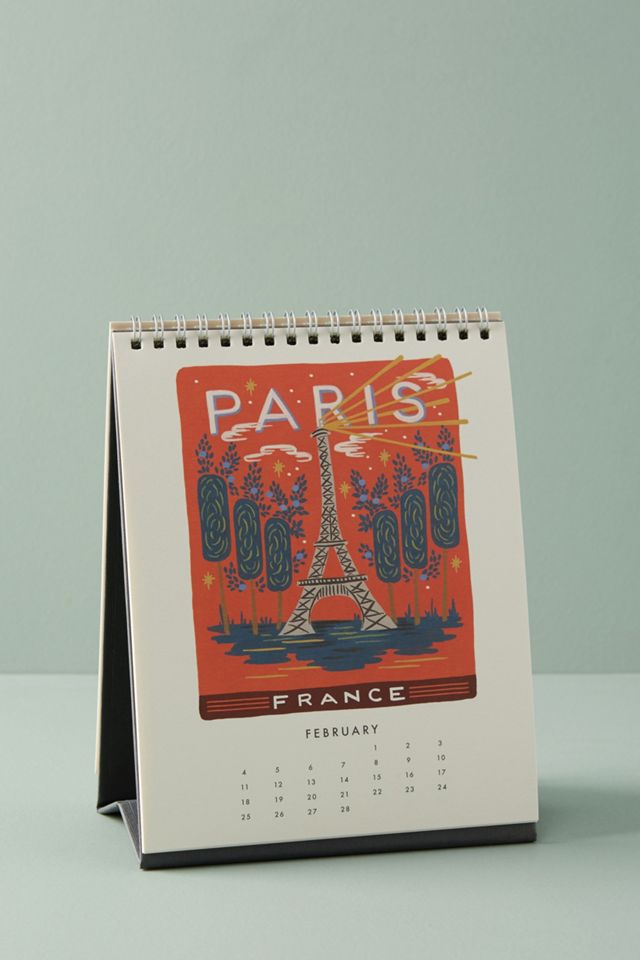 Bon Voyage 2018 Desk Calendar #1