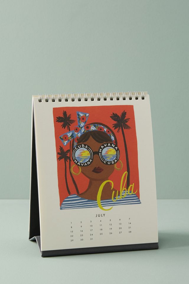 Bon Voyage 2018 Desk Calendar #2