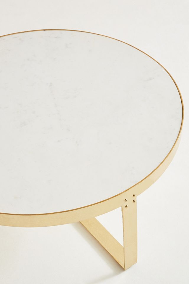 White Marble Lirit Coffee Table #2