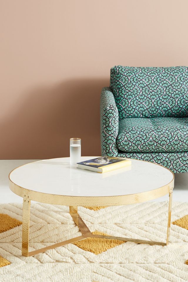 Round coffee deals table anthropologie