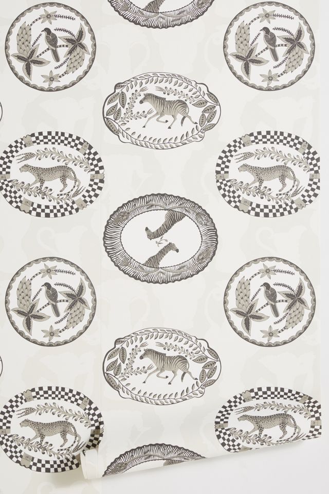 Wild Medallion Wallpaper | Anthropologie