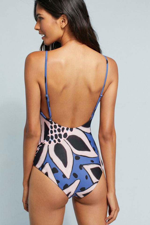 Mara Hoffman Tanya Lace-Up One-Piece Swimsuit #2