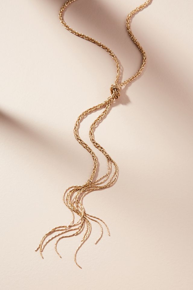 Braided Metallics Necklace #1
