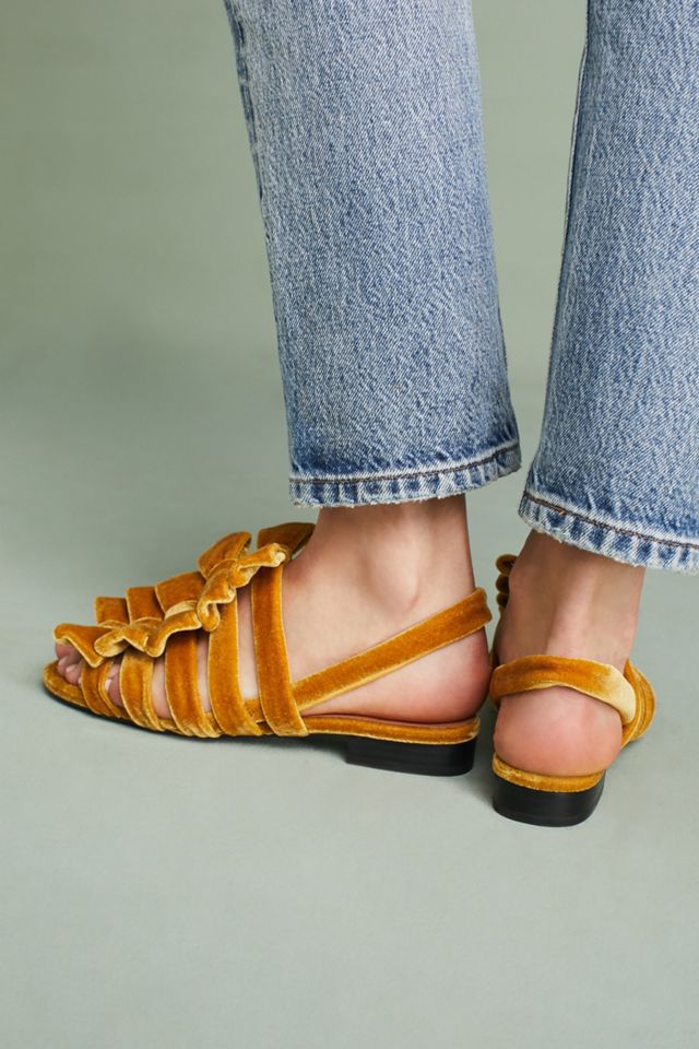 F-Troupe Velvet Bow Sandals #3