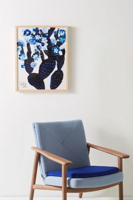 Indigo Cacti Wall Art