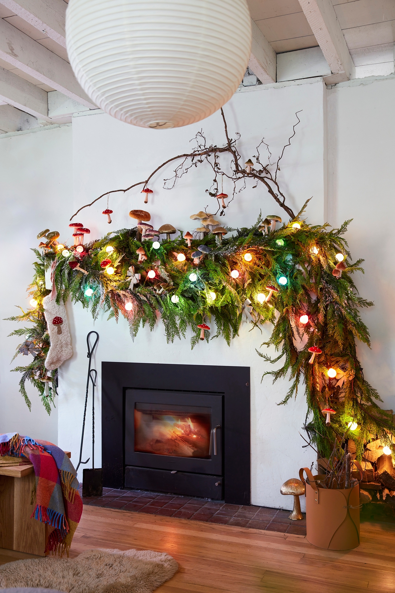 Faux Cedar Garland, Evergreen