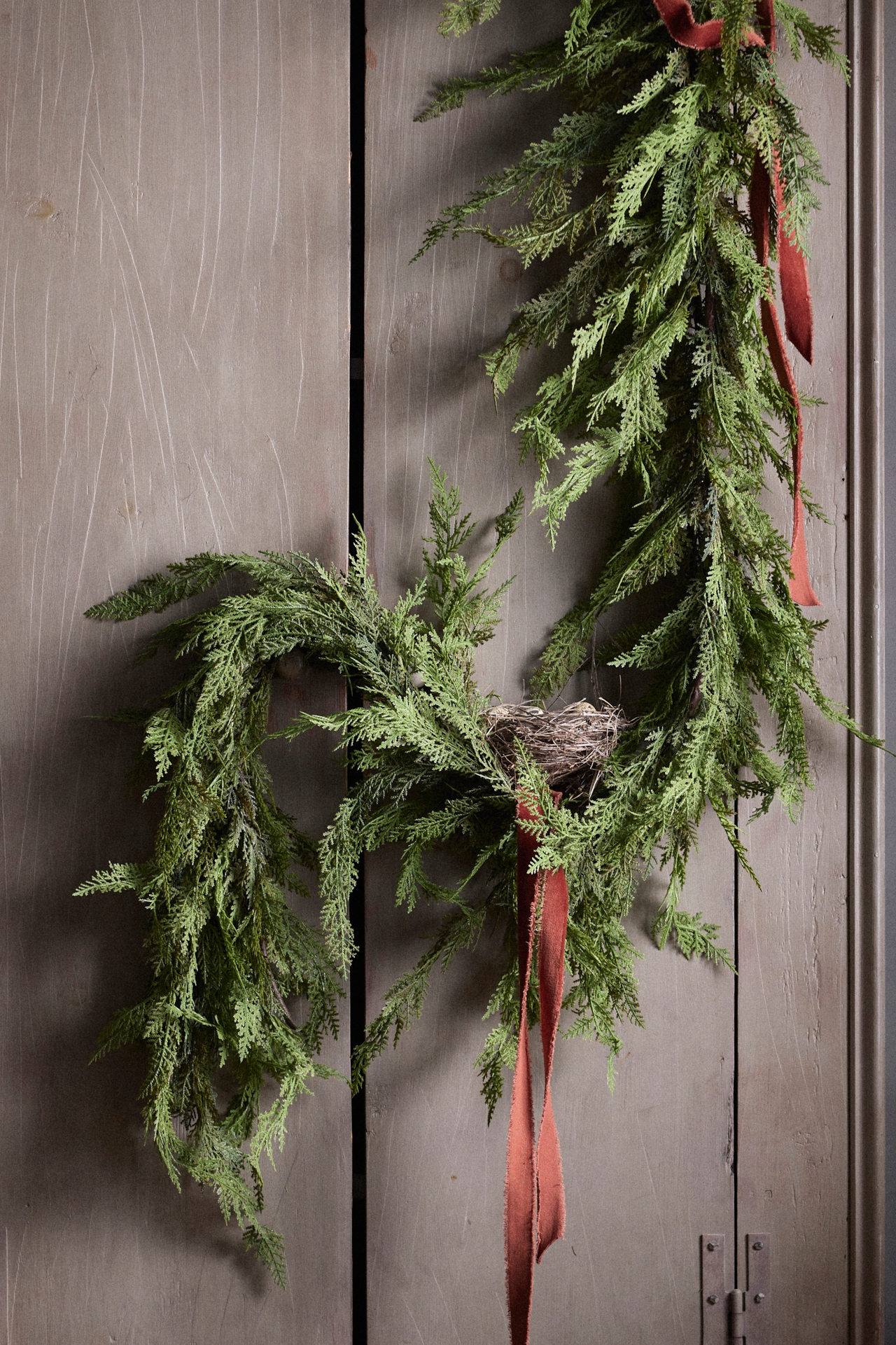 Faux Cedar Garland, Evergreen