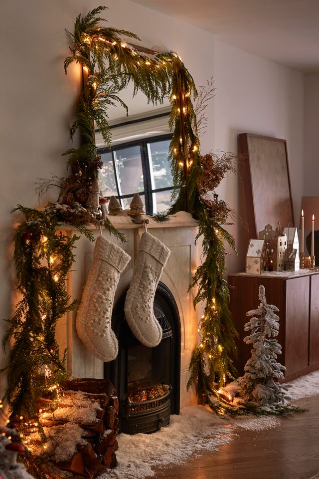 Faux Cedar Garland, Evergreen 72-180" #11