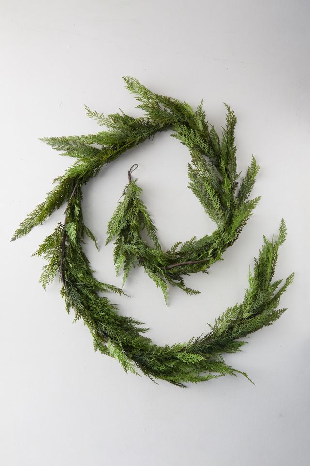 Faux Cedar Garland Evergreen 72 180 Terrain