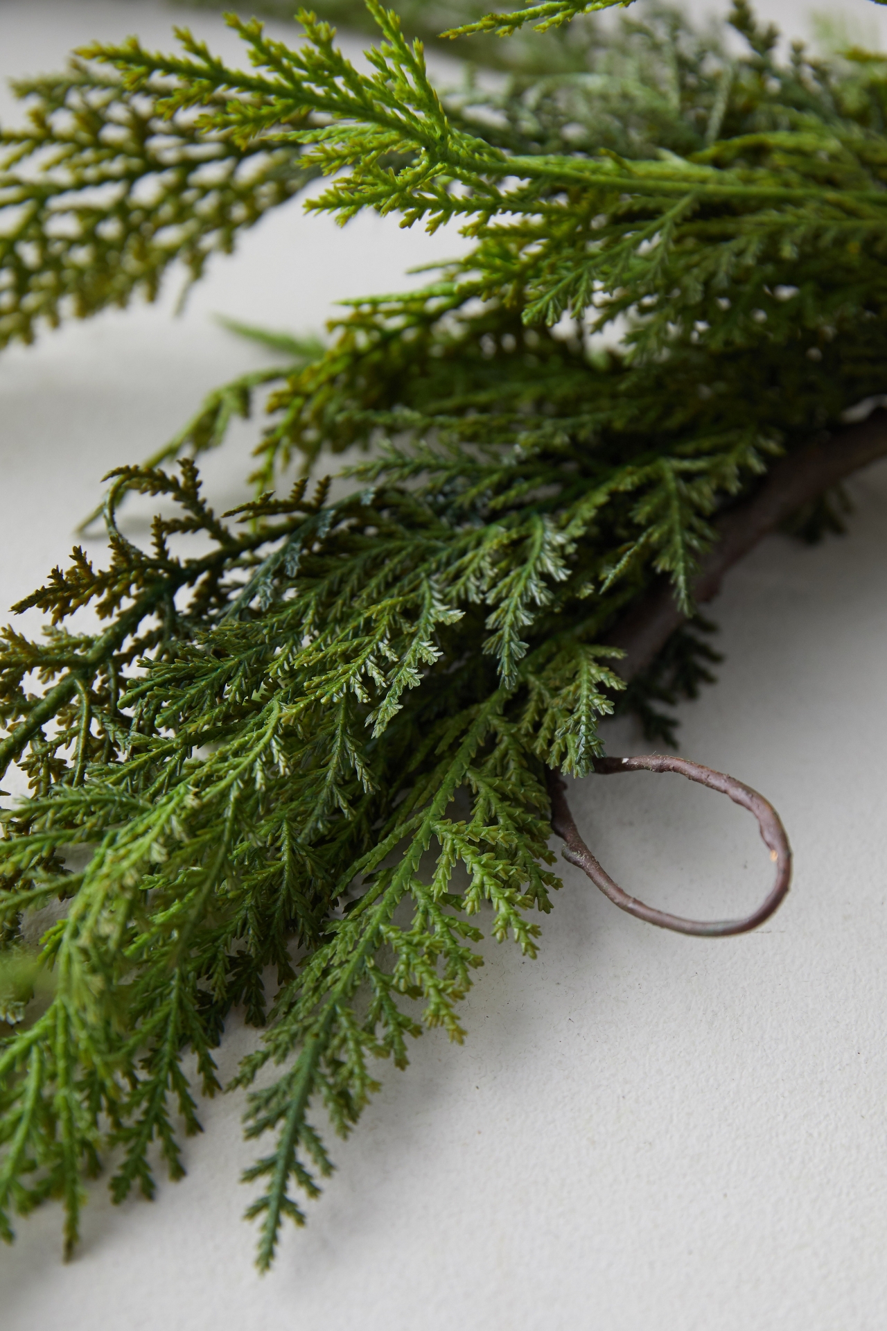 Faux Cedar Garland, Evergreen