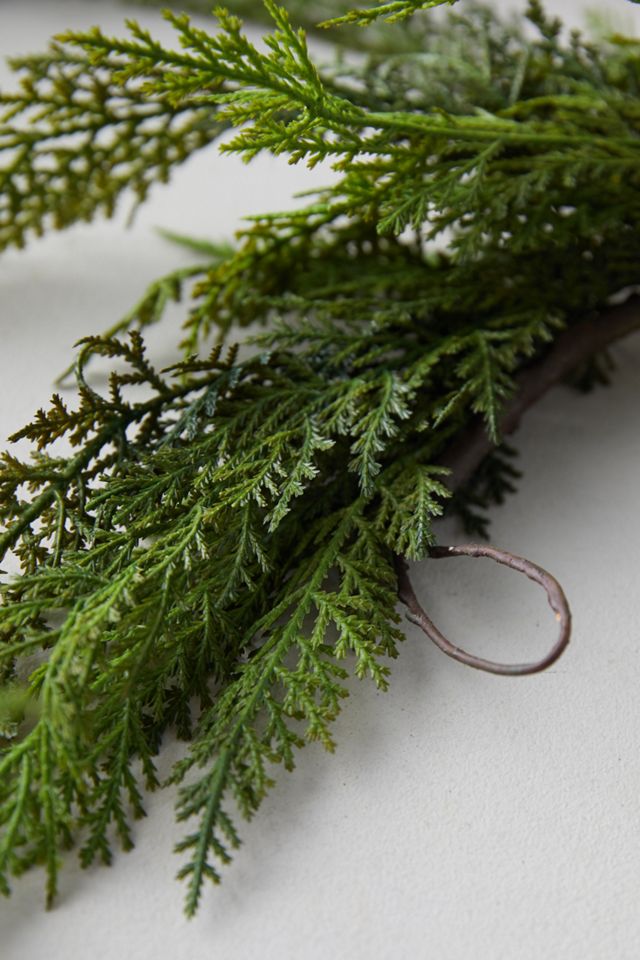 Faux Cedar Garland, Evergreen 72-180" #13