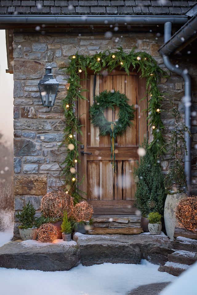 Faux Cedar Garland, Evergreen 72-180" #14