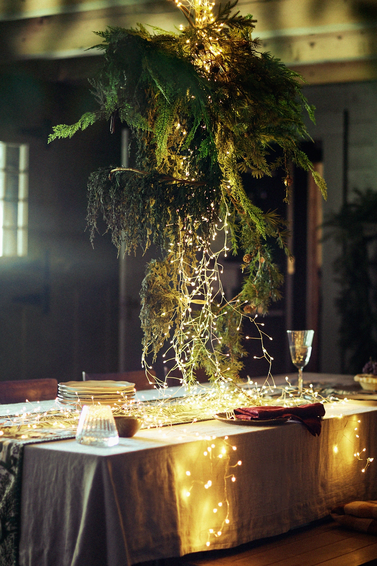 Faux Cedar Garland, Evergreen