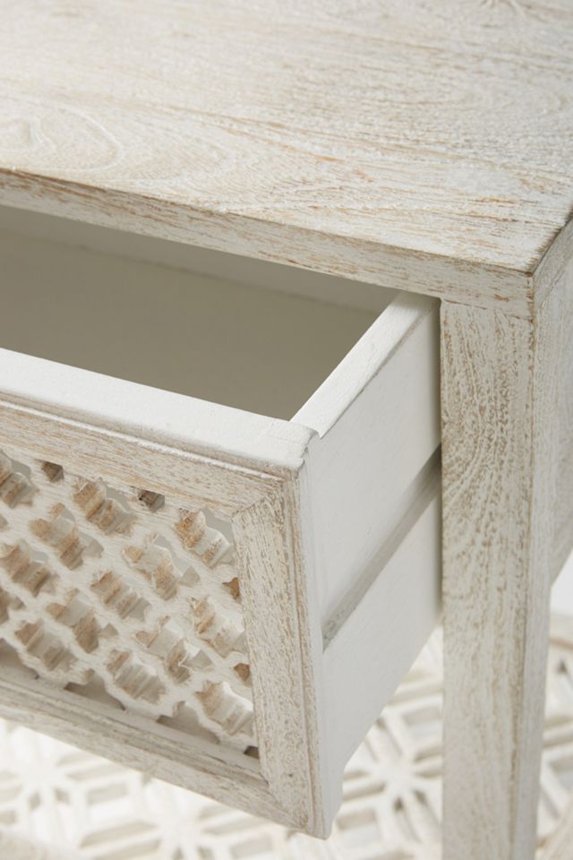 Jali-Carved Nightstand #4