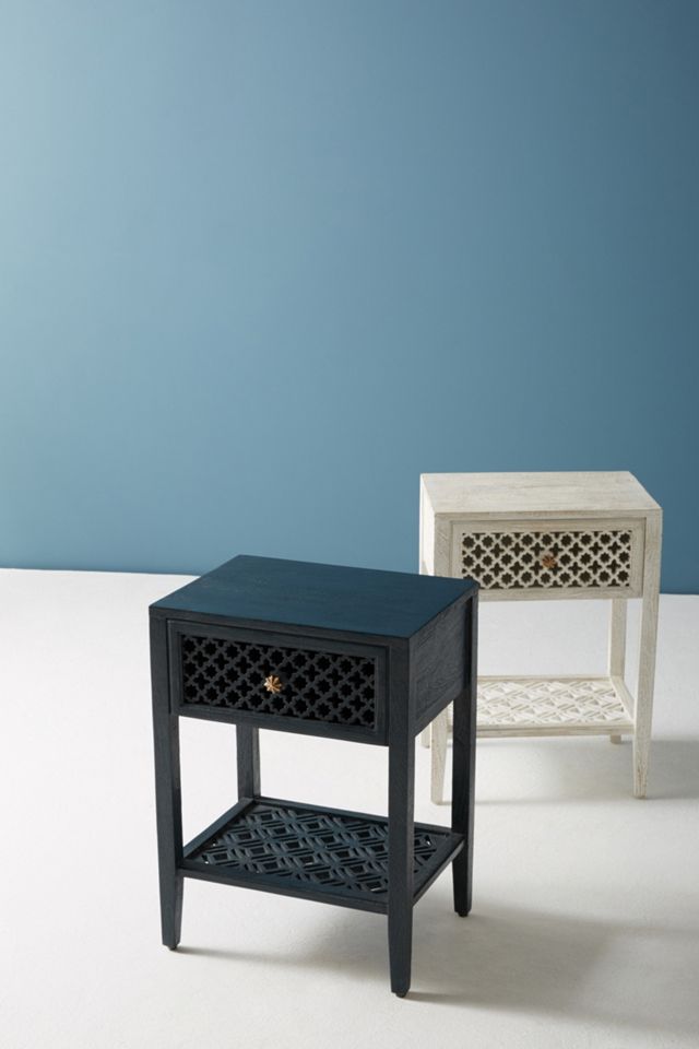 Jali-Carved Nightstand #5