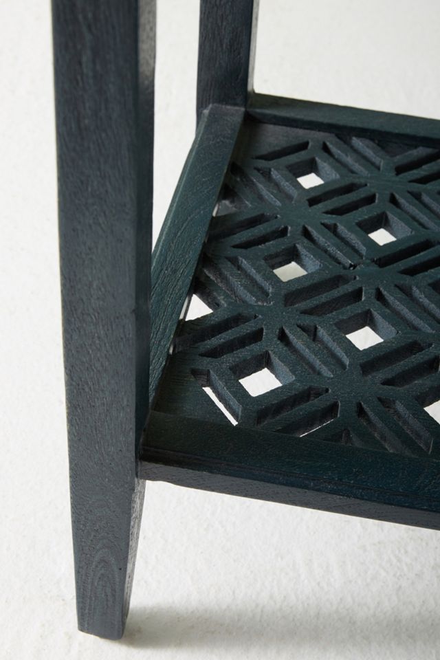 Jali-Carved Nightstand #3