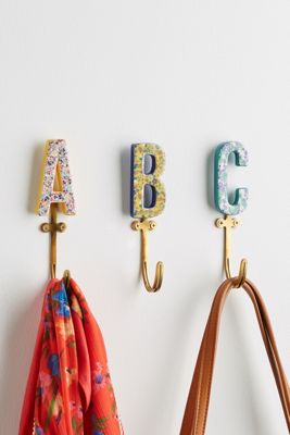 Liberty for Anthropologie Monogram Hook