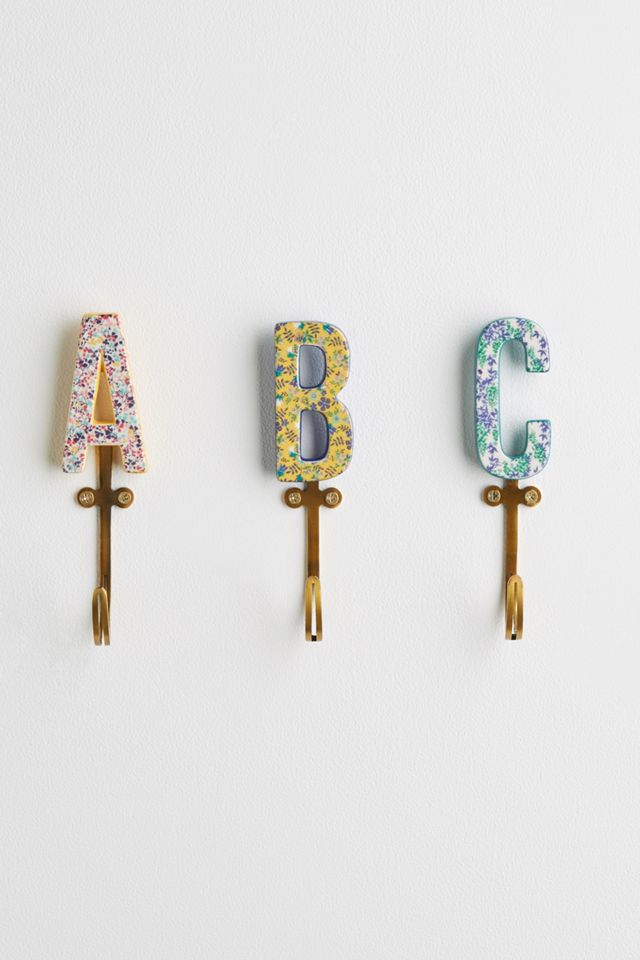 Liberty for Anthropologie Monogram Hook #3