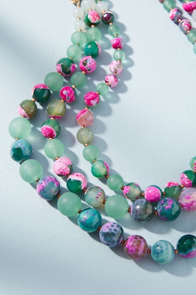 Layered Marbles Necklace #1