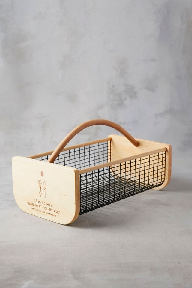 Woodland Yellow Garden Bucket Caddy by Terrain at Anthropologie