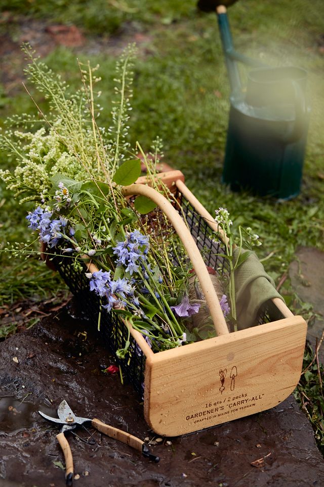 Woodland Yellow Garden Bucket Caddy by Terrain at Anthropologie