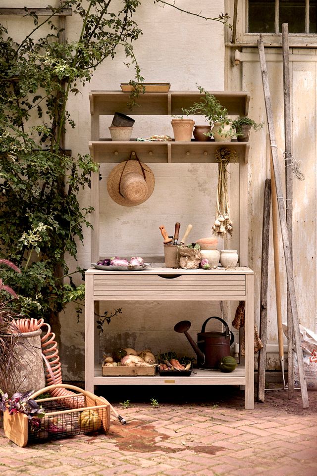 Woodland Yellow Garden Bucket Caddy by Terrain at Anthropologie