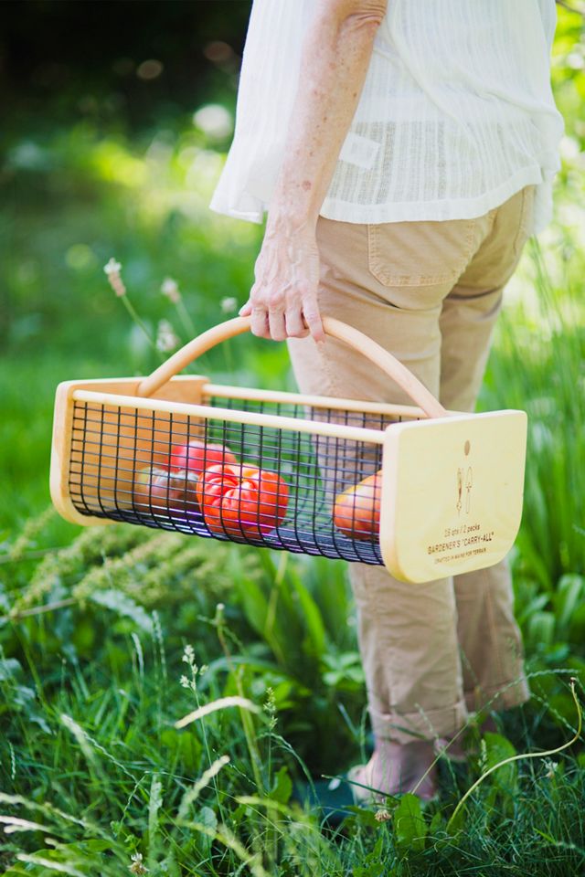 Woodland Yellow Garden Bucket Caddy by Terrain at Anthropologie