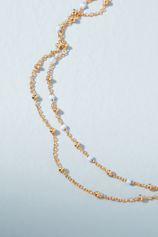 Dainty Stone Ankle Bracelet #1